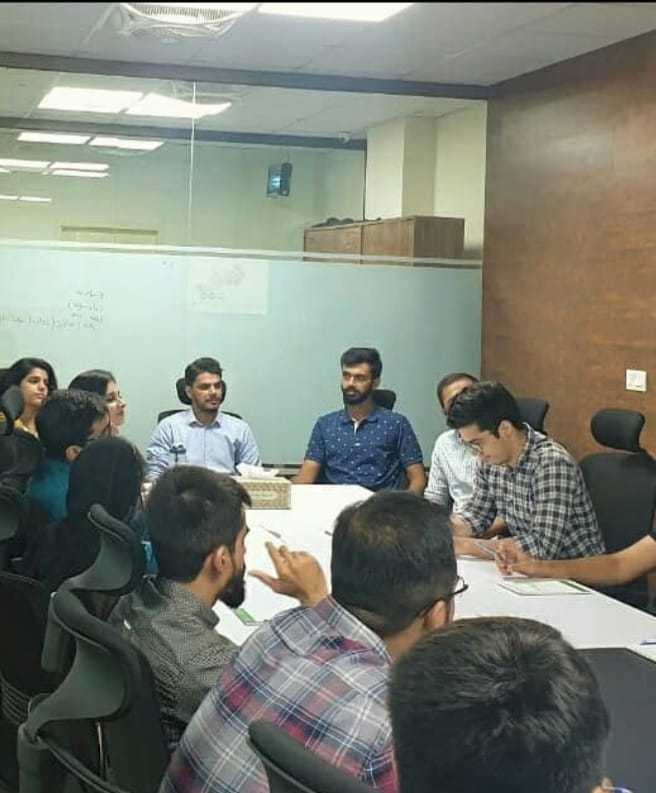 Team building session